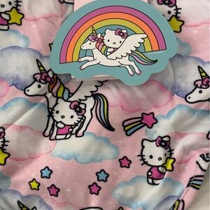 New posh peanut hello unicorn hello Kitty, lovey Rainbow and Star Print🩷